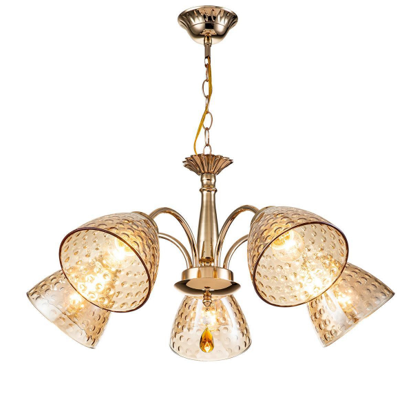 Подвесная люстра Escada Freesia 658/5PL Gold Подвесная люстра Escada Freesia 658/5PL Gold