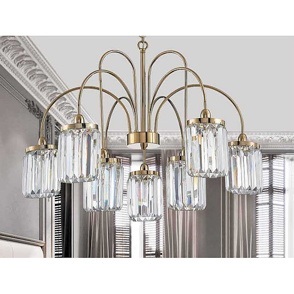 Подвесная люстра Newport 4506+3/C gold new М0070430