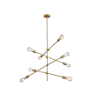 Люстра подвесная Alfa Light F3524-44 C0pper E27*8