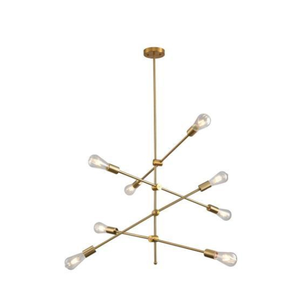 Люстра подвесная Alfa Light F3524-44 C0pper E27*8