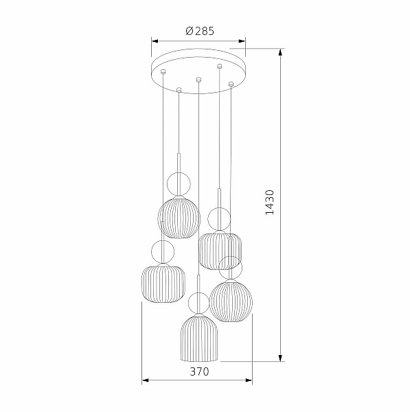 Подвесной светильник TK Lighting 11149 Sophia Green Cognac a071835