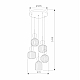Подвесной светильник TK Lighting 11149 Sophia Green Cognac a071835