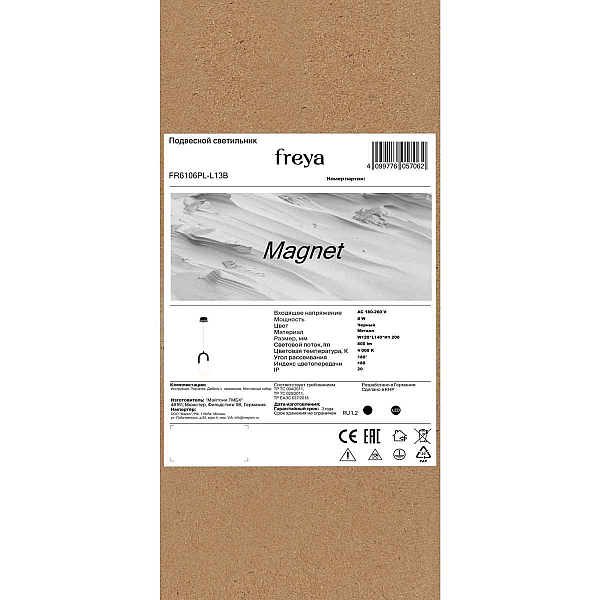 Подвесной светильник Freya Магнит / Magnet FR6106PL-L13B