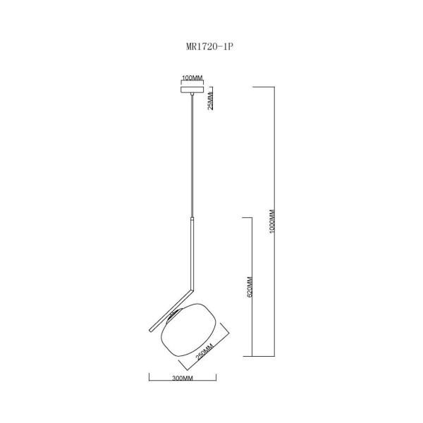 Подвесной светильник MyFar Single MR1720-1P Подвесной светильник MyFar Single MR1720-1P