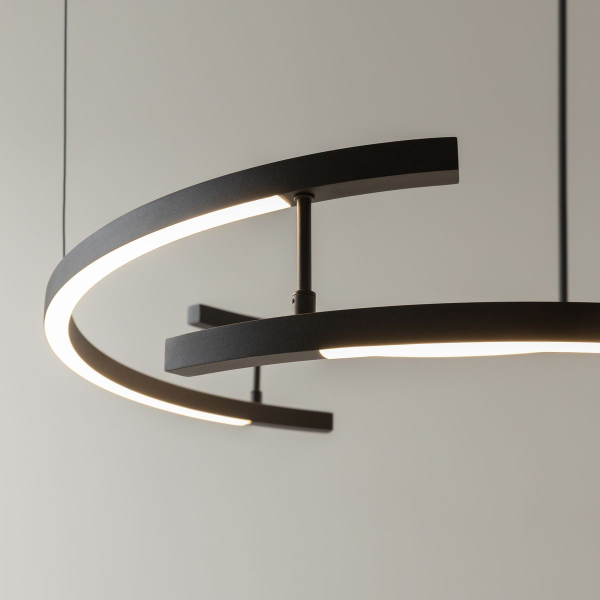 Подвесной светодиодный светильник Maytoni Line MOD016PL-L52BK