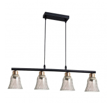 Подвесной светильник ЭкономСвет 30137/4BK+GD GR