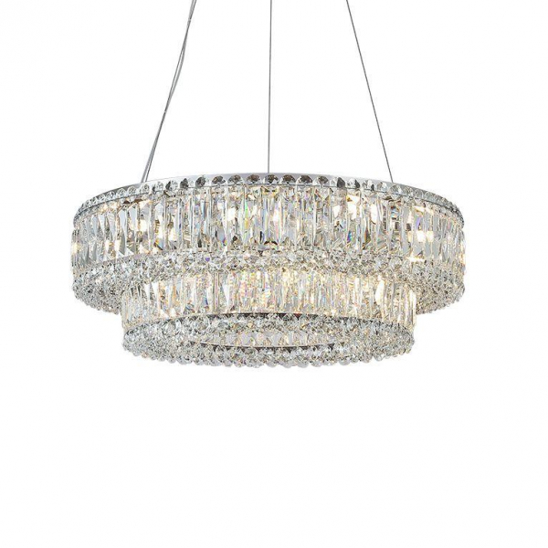 Подвесной светильник Newport Valencia 8450+18/S chrome М0070078 Подвесной светильник Newport Valencia 8450+18/S chrome М0070078