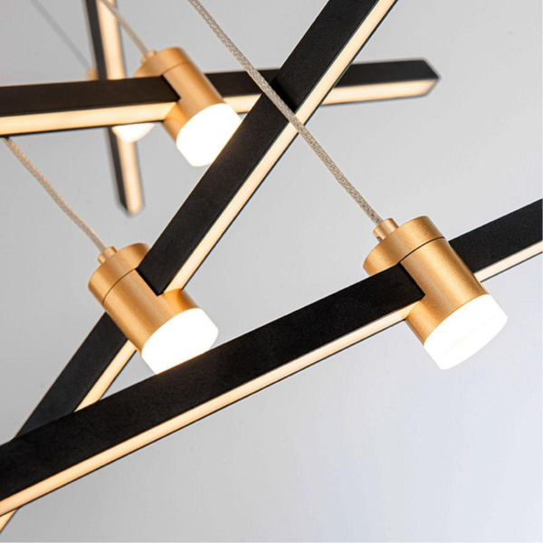 Подвесной светодиодный светильник Arte Lamp Errai A2195SP-5BK Подвесной светодиодный светильник Arte Lamp Errai A2195SP-5BK