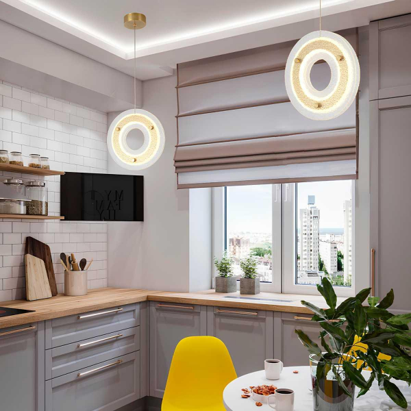 Подвесной светильник Crystal Lux DIEGO SP25W LED BRASS Подвесной светильник Crystal Lux DIEGO SP25W LED BRASS