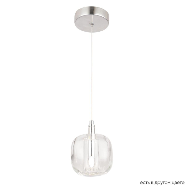 Подвесной светильник Crystal Lux Box SP1 Chrome/Transparent