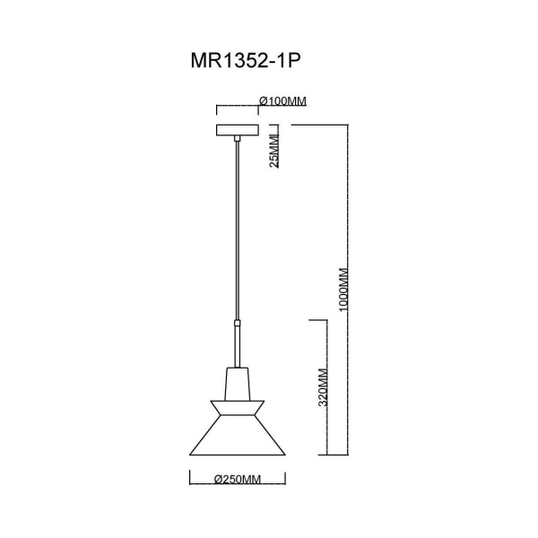 Подвесной светильник MyFar Kristina MR1352-1P Подвесной светильник MyFar Kristina MR1352-1P
