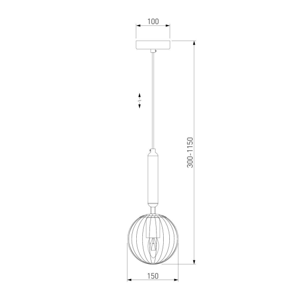 Подвесной светильник Eurosvet Joy 50208/1 прозрачный Подвесной светильник Eurosvet Joy 50208/1 прозрачный