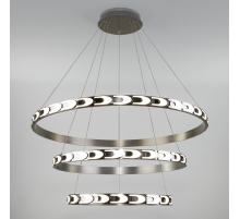 Светодиодный светильник Eurosvet с пультом управления 90163/3 сатин-никель