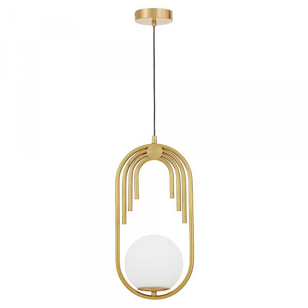Подвесной светильник Lumina Deco Zanetti LDP 5522-1 WT+MD Подвесной светильник Lumina Deco Zanetti LDP 5522-1 WT+MD