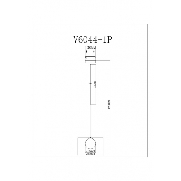 Светильник подвесной Moderli Scrumbel V11572-1P