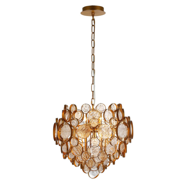 Подвесной светильник Crystal Lux Deseo SP6 D460 Gold