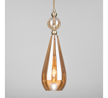 Подвесной светильник Eurosvet Ilario 50202/1 янтарный