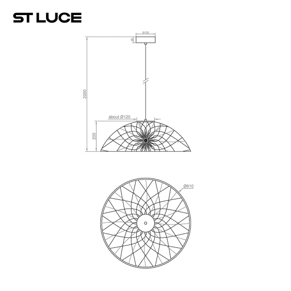 Подвесной светодиодный светильник ST Luce Bound SL6016.703.01 Подвесной светодиодный светильник ST Luce Bound SL6016.703.01