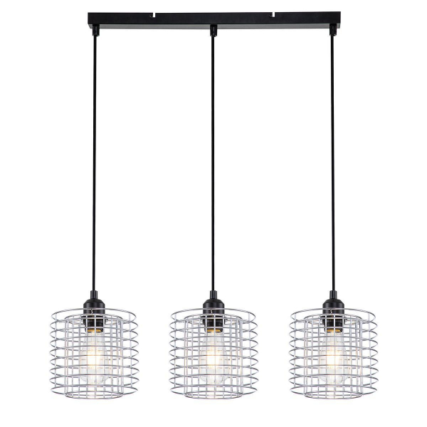 Подвесной светильник Escada Grid 10190/3S Chrome Подвесной светильник Escada Grid 10190/3S Chrome