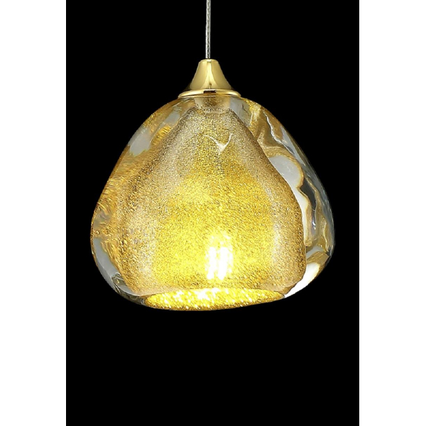 Подвесной светодиодный светильник Crystal Lux Verano SP1 Gold Подвесной светодиодный светильник Crystal Lux Verano SP1 Gold