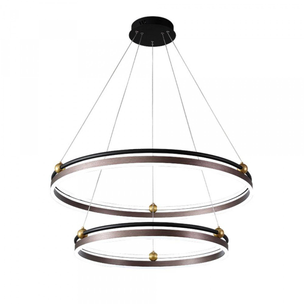 Подвесной светодиодный светильник Crystal Lux Fernando SP123W Led Coffee/Black Подвесной светодиодный светильник Crystal Lux Fernando SP123W Led Coffee/Black