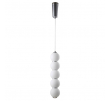Подвесной светодиодный светильник Crystal Lux Desi SP5 Chrome/White