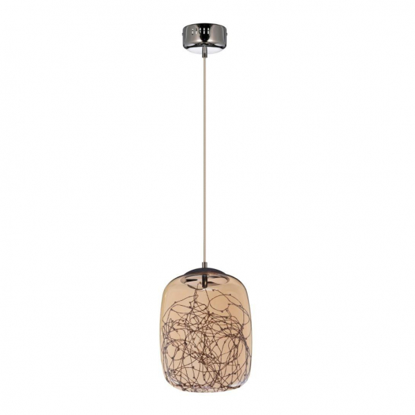 Подвесной светодиодный светильник Lumina Deco Daisy LDP 6824-220 CHR+AMB Подвесной светодиодный светильник Lumina Deco Daisy LDP 6824-220 CHR+AMB
