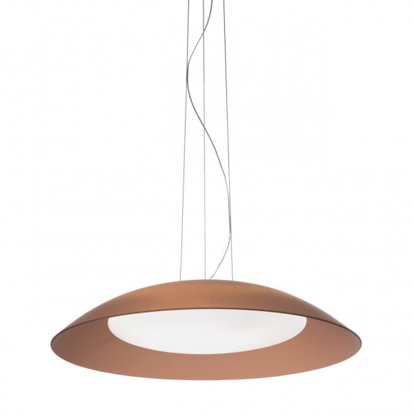 Подвесной светильник Ideal Lux Lena SP3 D64 Marrone 066608 Подвесной светильник Ideal Lux Lena SP3 D64 Marrone 066608