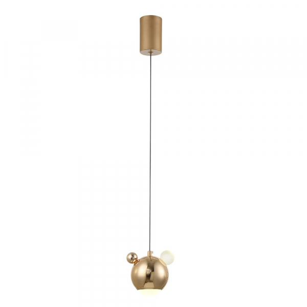 Подвесной светодиодный светильник Crystal Lux Amigo SP Led Gold Подвесной светодиодный светильник Crystal Lux Amigo SP Led Gold