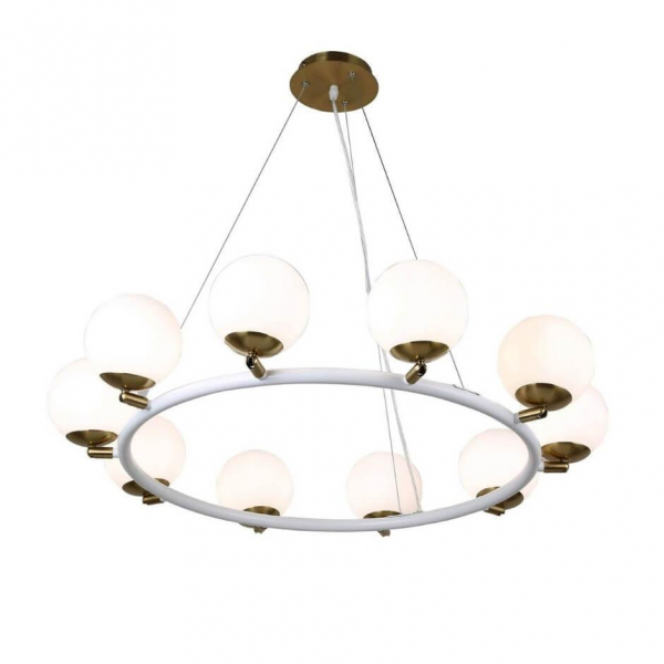 Подвесной светильник Lumina Deco Modica LDP 6032-10 WT+MD Подвесной светильник Lumina Deco Modica LDP 6032-10 WT+MD