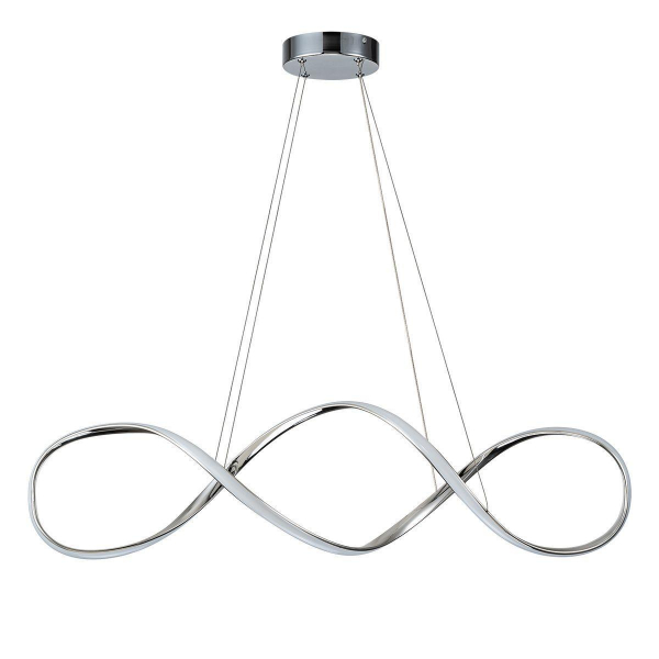 Подвесной светодиодный светильник Escada Knot 10236/1LED Chrome Подвесной светодиодный светильник Escada Knot 10236/1LED Chrome