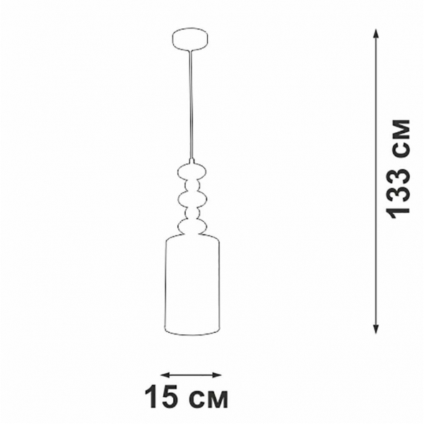 Подвесной светильник Vitaluce V2999-1/1S Подвесной светильник Vitaluce V2999-1/1S