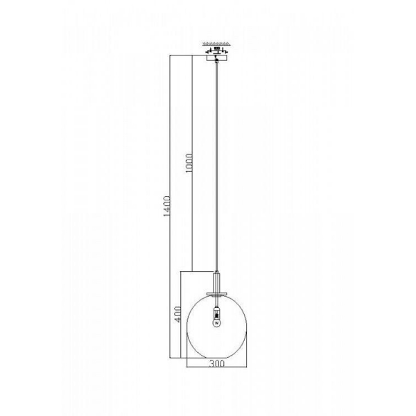 Подвесной светильник Freya Moke FR4007PL-01BT Подвесной светильник Freya Moke FR4007PL-01BT