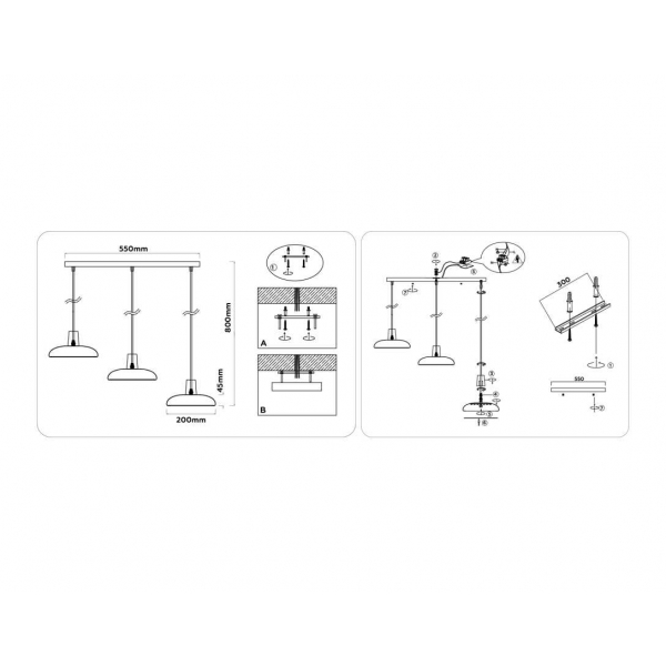 Светильник подвесной Ambrella light COMFORT FL4841 Светильник подвесной Ambrella light COMFORT FL4841
