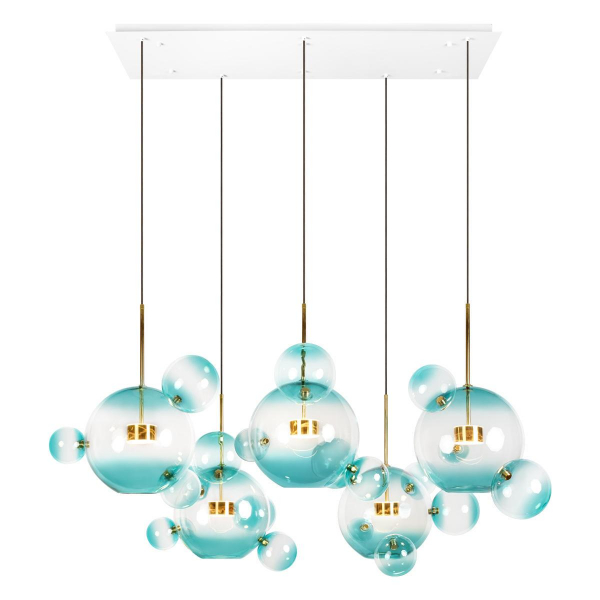 Подвесной светодиодный светильник Loft IT Bolle 2027-S5 Blue Подвесной светодиодный светильник Loft IT Bolle 2027-S5 Blue