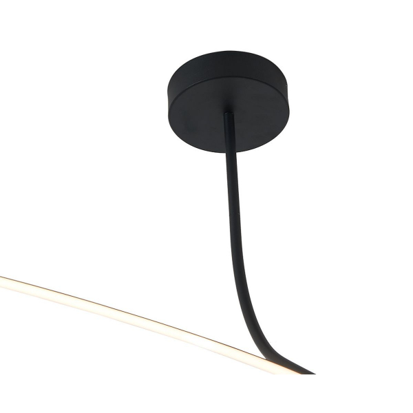 Подвесной светодиодный светильник Italline IT013-6025 black 3000K Подвесной светодиодный светильник Italline IT013-6025 black 3000K