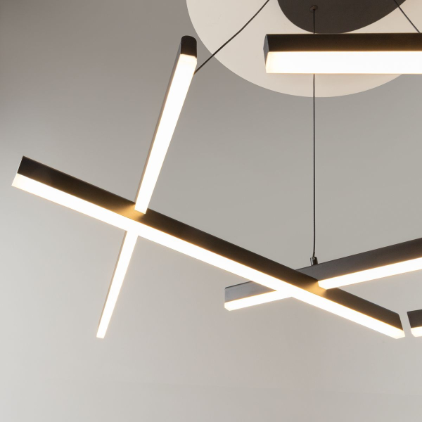 Подвесной светодиодный светильник Maytoni Line MOD016PL-L80BK