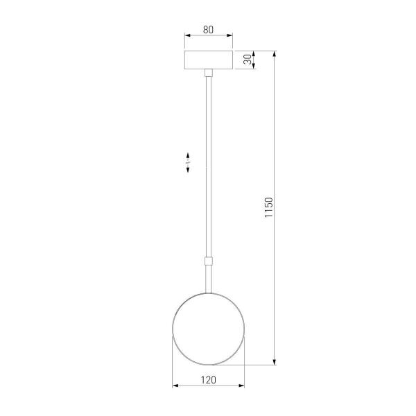 Подвесной светильник Elektrostandard Grollo 50120/1 хром 4690389187162 Подвесной светильник Elektrostandard Grollo 50120/1 хром 4690389187162