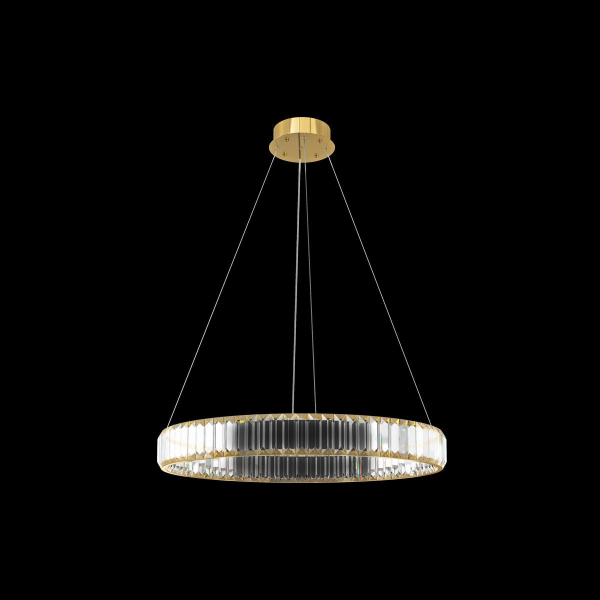 Подвесной светодиодный светильник Loft IT Crystal ring 10135/600 Gold Подвесной светодиодный светильник Loft IT Crystal ring 10135/600 Gold
