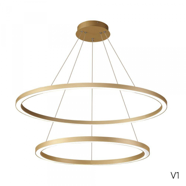 Подвесной светодиодный светильник Crystal Lux Fortuna SP123W Led Gold Подвесной светодиодный светильник Crystal Lux Fortuna SP123W Led Gold