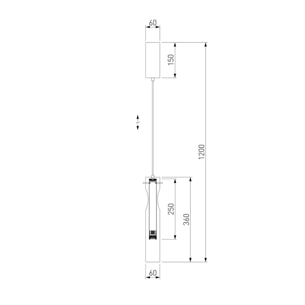 Подвесной светодиодный светильник Eurosvet Swan 50254/1 Led графит Подвесной светодиодный светильник Eurosvet Swan 50254/1 Led графит