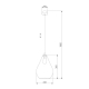 Подвесной светильник TK Lighting 4320 Fuente