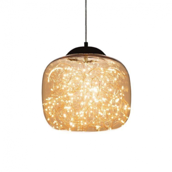 Подвесной светодиодный светильник Lumina Deco Daisy LDP 6823-300 CHR+AMB Подвесной светодиодный светильник Lumina Deco Daisy LDP 6823-300 CHR+AMB