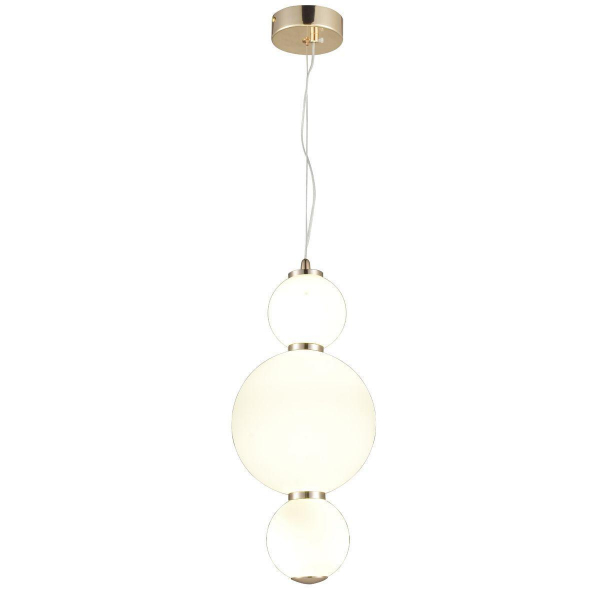 Подвесной светодиодный светильник Natali Kovaltseva Loft Led Lamps 81100/3C Gold White Подвесной светодиодный светильник Natali Kovaltseva Loft Led Lamps 81100/3C Gold White