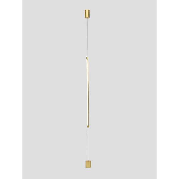Подвесной светодиодный светильник Indigo Linea 14024/A/1P Brass V000122L Подвесной светодиодный светильник Indigo Linea 14024/A/1P Brass V000122L