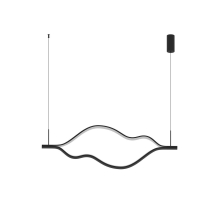 Подвес Kink Light Линн черный w140*3 h200 Led 50W (4000K) 08258-140,19P