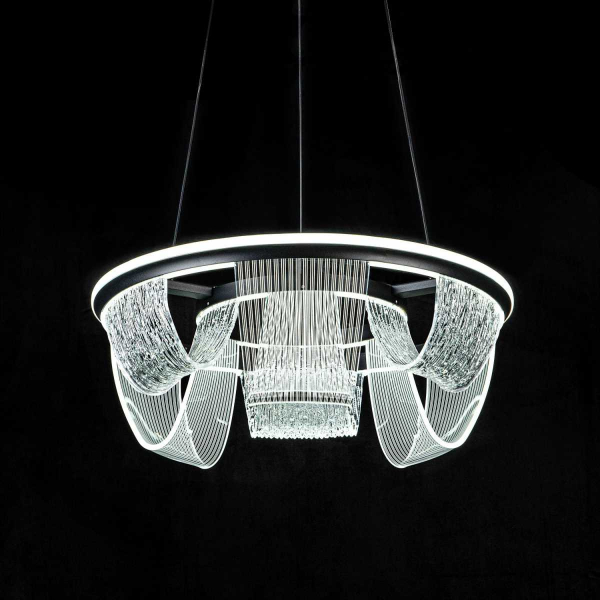 Подвесной cветильник LED4U L7706-460 BK Подвесной cветильник LED4U L7706-460 BK