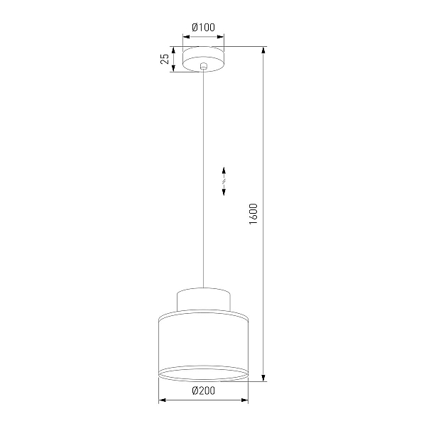 Подвесной светильник TK Lighting 3255 Duo