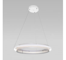 Подвесной светодиодный светильник Eurosvet Imperio 90241/1 белый/ серебро Smart