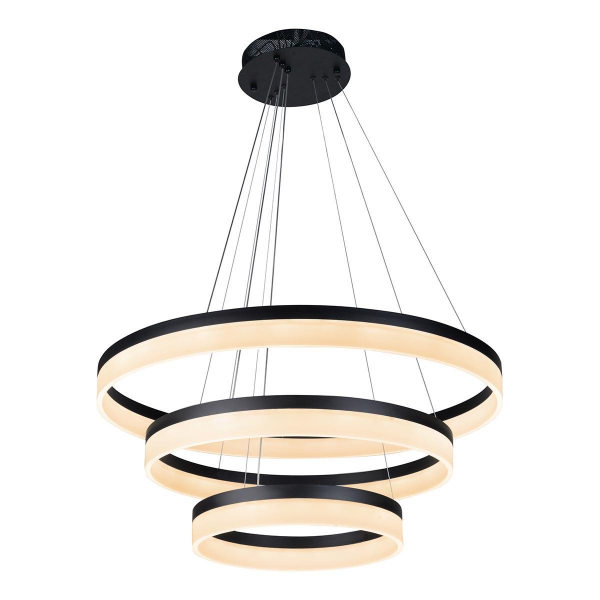 Подвесной светодиодный светильник iLedex Around D0301-3 (400X600X800) BK Подвесной светодиодный светильник iLedex Around D0301-3 (400X600X800) BK